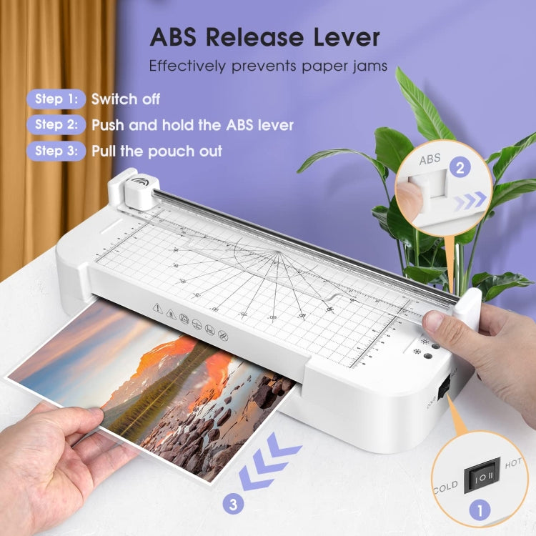 FN336  A4/A5/A6 Laminating Machine Lamination Thickness Within 0.5mm(US Plug) - Photo Film Covering Machine by PMC TechLife | Online Shopping South Africa | PMC TechLife | Buy Now Pay Later Mobicred
