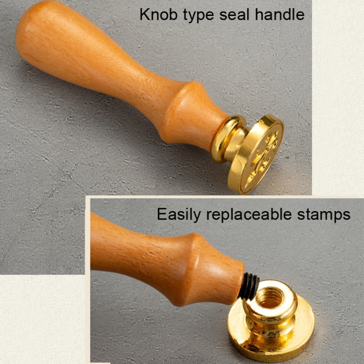 Gift Box Fire Paint Stamp Set Retro Handbook Material Accessories DIY Book Material(Green Box Gift) - Gadgets by PMc TechLife | Online Shopping South Africa | PMc TechLife | Buy Now Pay Later Mobicred