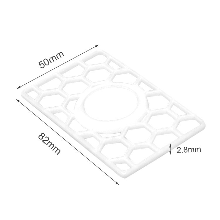 For Airtag Location Tracker Card Shape Honeycomb Protective Cover(Black) - Other by PMC TechLife | Online Shopping South Africa | PMC TechLife