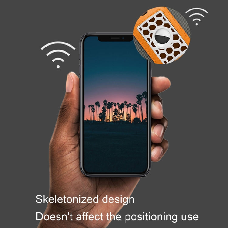 For Airtag Location Tracker Card Shape Honeycomb Protective Cover(Black) - Other by PMC TechLife | Online Shopping South Africa | PMC TechLife