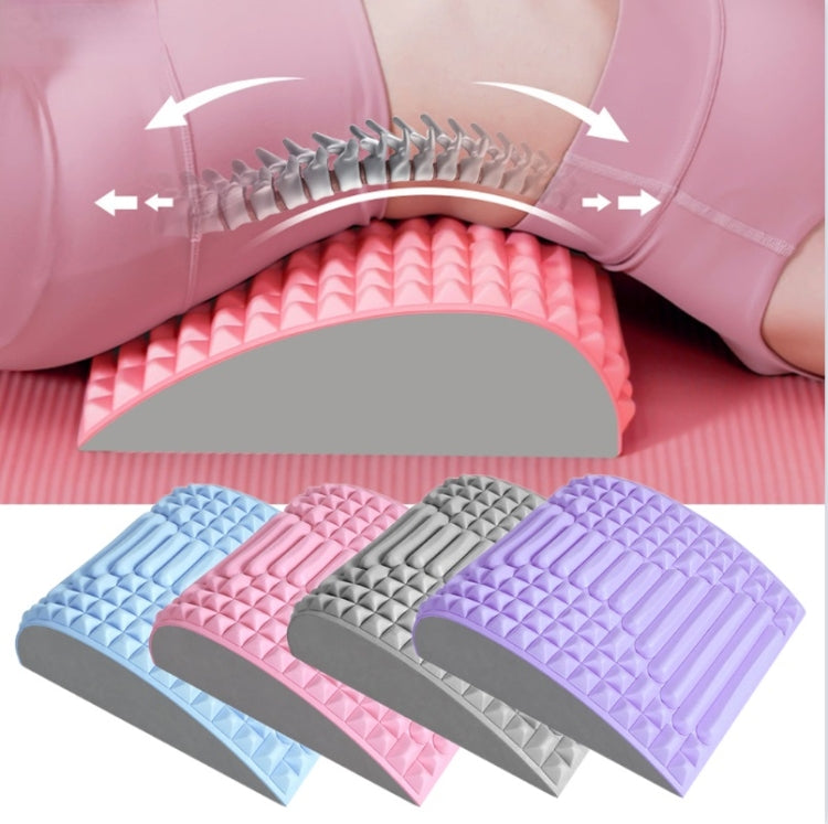 Lumbar Relaxing Massager Spinal Corrective Stretch Exercise Aid, Specification: Solid Color (Pink) - free shipping - PMC TechLife - Order now!