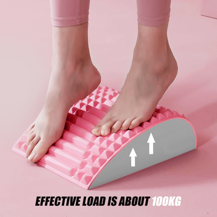 Lumbar Relaxing Massager Spinal Corrective Stretch Exercise Aid, Specification: Solid Color (Pink) - free shipping - PMC TechLife - Order now!