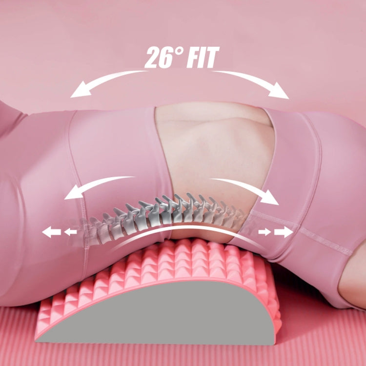 Lumbar Relaxing Massager Spinal Corrective Stretch Exercise Aid, Specification: Color Matching (Gray) - free shipping - PMC TechLife - Order now!