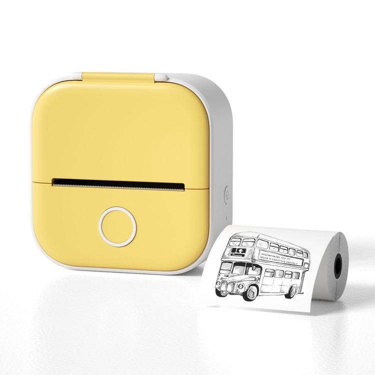 Phomemo T02 Standard Error Mini Pocket Small Portable Bluetooth Phone Photo Label Thermal Printer(Yellow) - free shipping - PMC Jewellery - Order now!