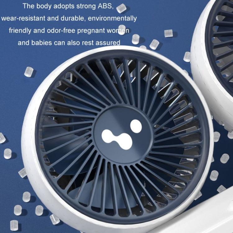 12v/24v Car Fan USB Interface Powerful Double Head Electric Fan(Olive Black) - free shipping - PMC TechLife - Order now!