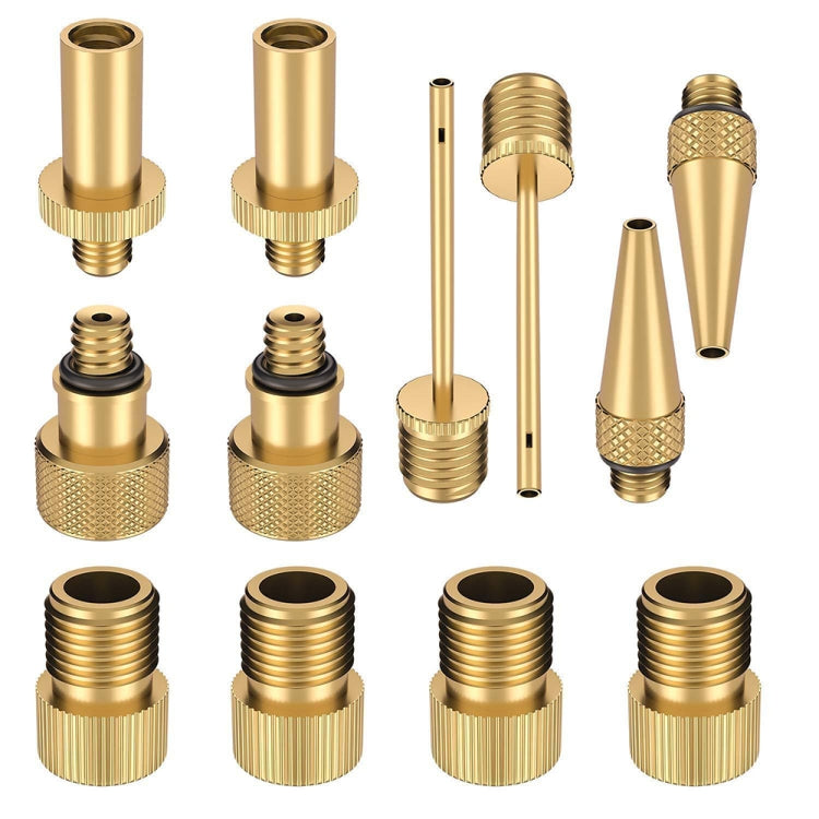 12 in 1 SV/AV/DV Bicycle Valve Adapter Set Bike Ball Pump Accessories - free shipping - PMc TechLife - Order now!