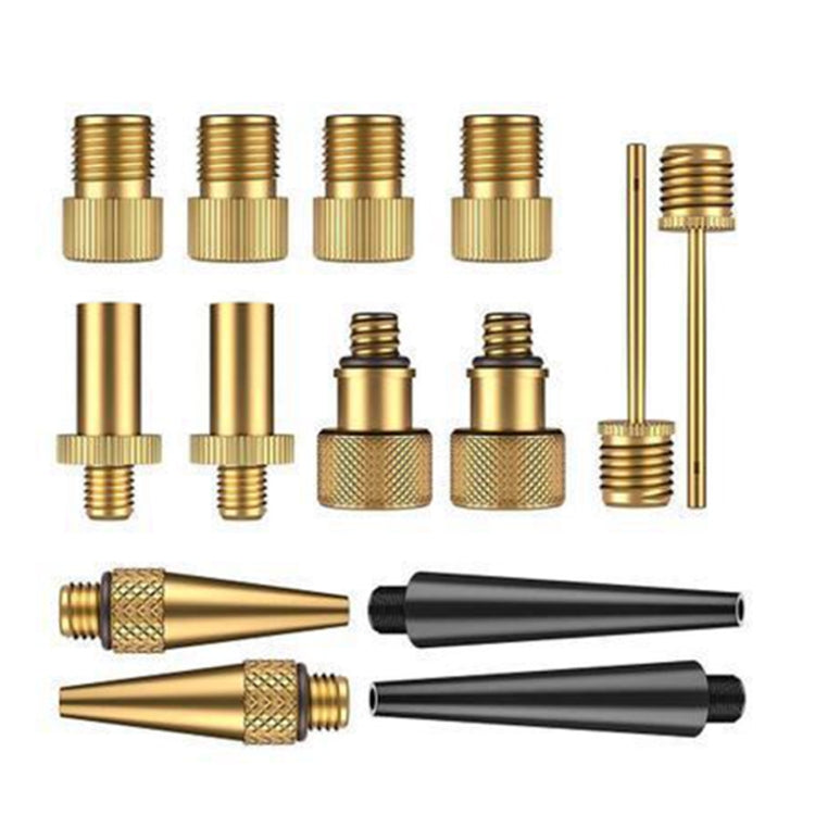 14 in 1 SV/AV/DV Bicycle Valve Adapter Set Bike Ball Pump Accessories - Tire Valve Caps by PMc TechLife | Online Shopping South Africa | PMc TechLife | Buy Now Pay Later Mobicred
