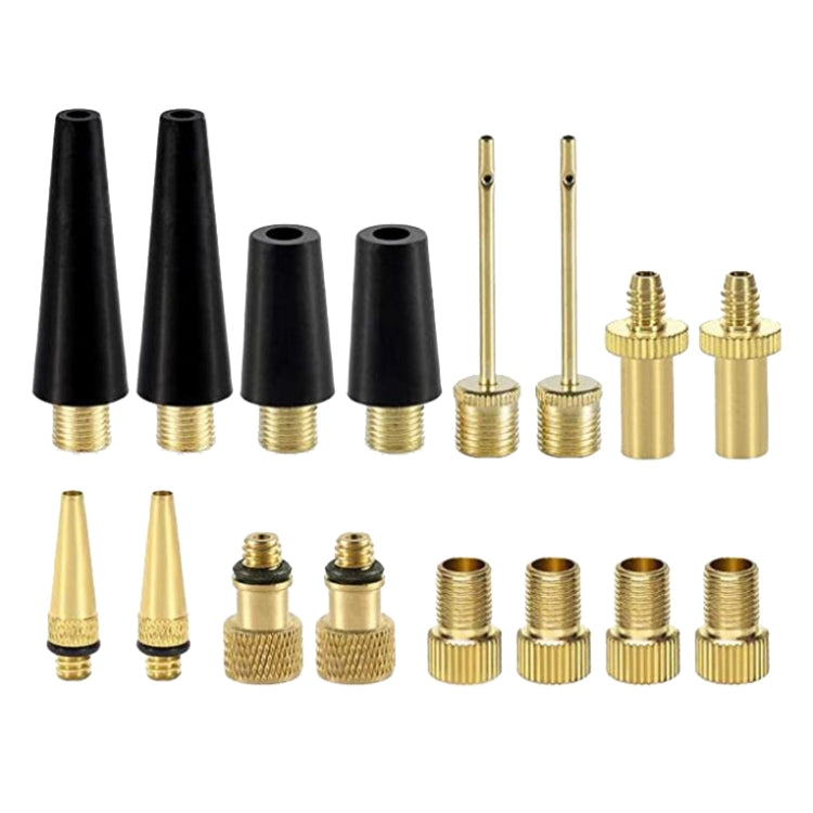 16 in 1 with Split Box SV/AV/DV Bicycle Valve Adapter Set Bike Ball Pump Accessories - Tire Valve Caps by PMc TechLife | Online Shopping South Africa | PMc TechLife | Buy Now Pay Later Mobicred