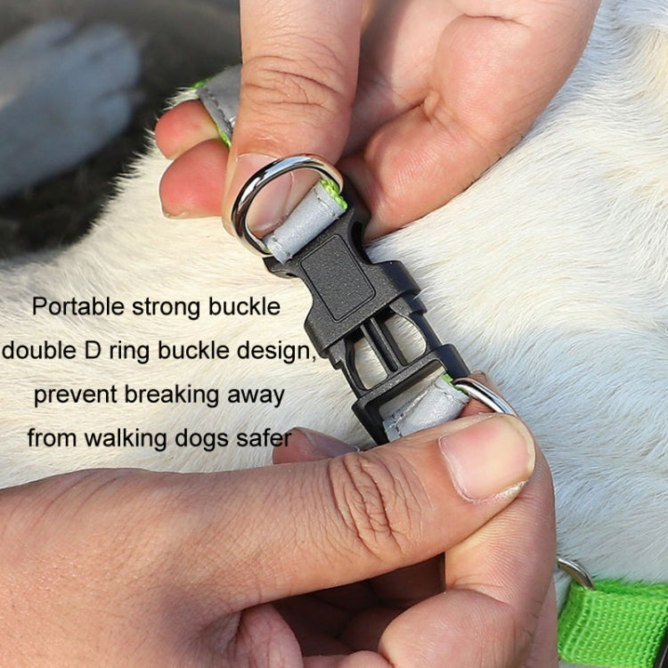 Pet Dog Harness Reflective Anti-break-off Vest-style Leash, Color: Mesh Orange(M) - free shipping - PMC TechLife - Order now!