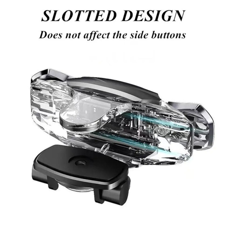 1pair Alloy Transparent Mechanical Buttons Mobile Phone Auxiliary Game Handle Gamepad Peripheral - Handle Shooter by PMC TechLife | Online Shopping South Africa | PMC TechLife