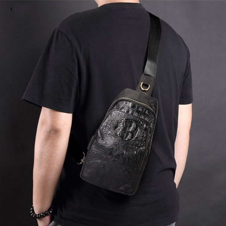 HUMERPAUL Men Shoulder Bag Leather Crossbody Bag(Black) - free shipping - PMC TechLife - Order now!