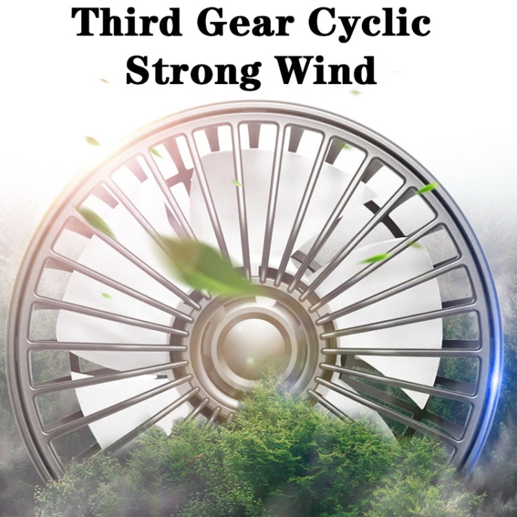 12V/24V Car Rear Seat Back USB Interface Powerful Double-headed Fan(F4207) - Heating & Fans by PMC TechLife | Online Shopping South Africa | PMC TechLife | Buy Now Pay Later Mobicred