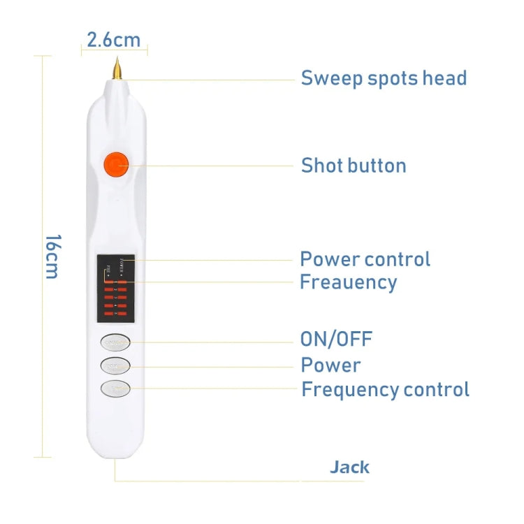 Spot Mole Pen Spot Removal Instrument Home Beauty Instrument, Spec: Charging Model EU Plug(Silver) - free shipping - PMC TechLife - Order now!