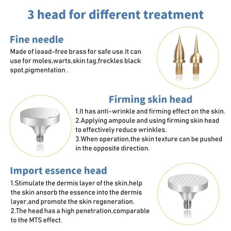 Spot Mole Pen Spot Removal Instrument Home Beauty Instrument, Spec: Plug-in Model EU(Golden) - free shipping - PMC TechLife - Order now!