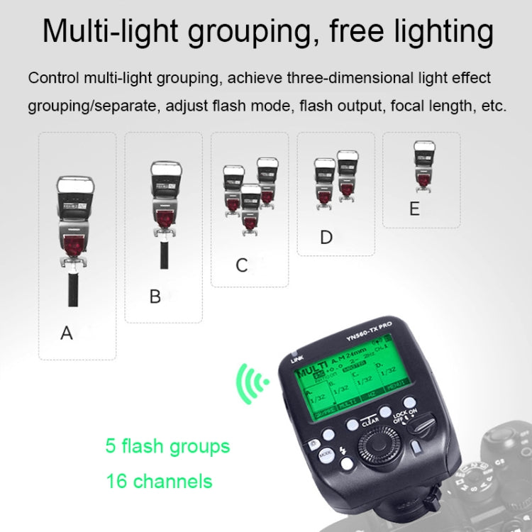 For Nikon YONGNUO YN560-TX Pro High-speed Synchronous TTL Trigger Wireless Flash Trigger - free shipping - PMC TechLife - Order now!