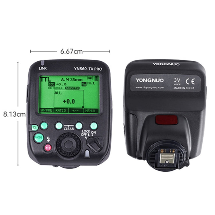 For Canon YONGNUO YN560-TX Pro High-speed Synchronous TTL Trigger Wireless Flash Trigger - free shipping - PMC TechLife - Order now!