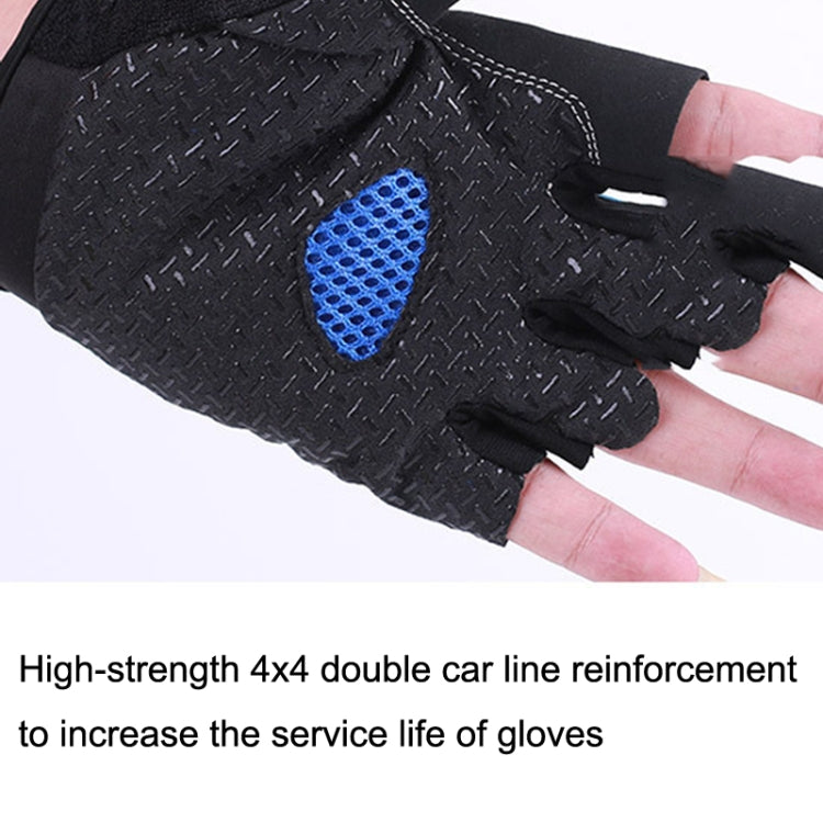 1pair Outdoor Sports Light and Breathable Summer Non-slip Fitness Half-finger Gloves(Black) - Cycling Gloves by PMC TechLife | Online Shopping South Africa | PMC TechLife | Buy Now Pay Later Mobicred