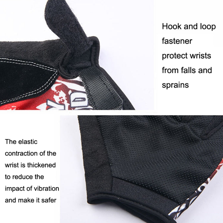 1pair Outdoor Sports Light and Breathable Summer Non-slip Fitness Half-finger Gloves(Blue) - Cycling Gloves by PMC TechLife | Online Shopping South Africa | PMC TechLife | Buy Now Pay Later Mobicred