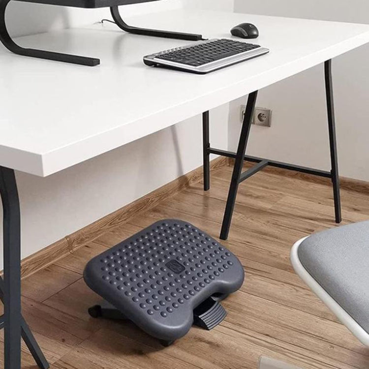 Office Adjustable Massage Foot Pedal Children Step Stool Pregnant Women Massage Mat(Black) - free shipping - PMC TechLife - Order now!