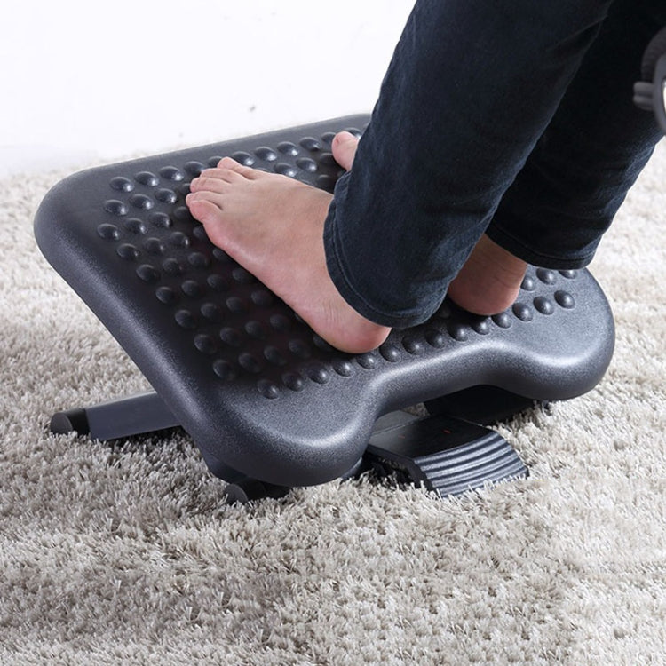 Office Adjustable Massage Foot Pedal Children Step Stool Pregnant Women Massage Mat(Black) - free shipping - PMC TechLife - Order now!