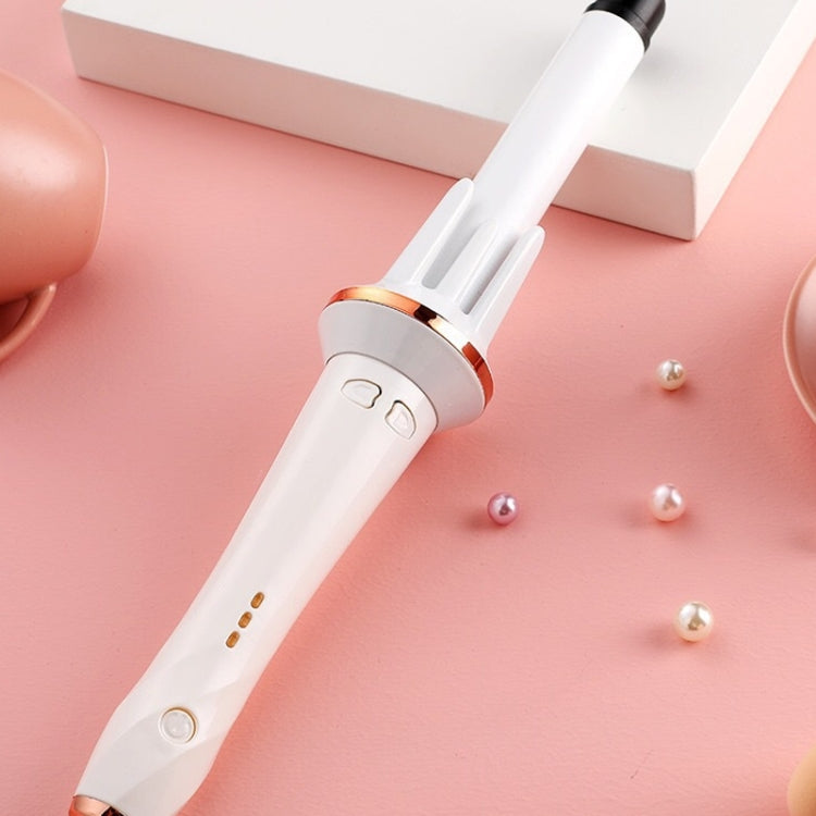 Automatic Curling Iron With Bi-Directional Rotating Ceramic Glaze Coating Hair Care, Plug: UK Plug White - free shipping - PMC TechLife - Order now!