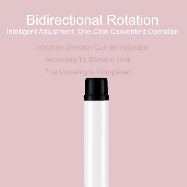 Automatic Curling Iron With Bi-Directional Rotating Ceramic Glaze Coating Hair Care, Plug: AU Plug White - free shipping - PMC TechLife - Order now!