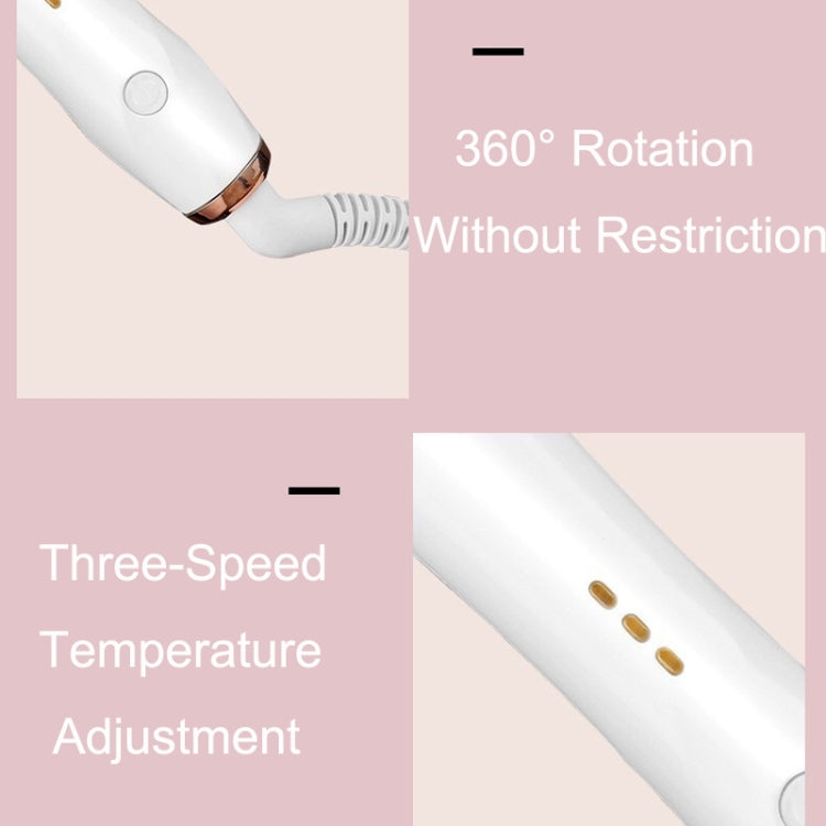 Automatic Curling Iron With Bi-Directional Rotating Ceramic Glaze Coating Hair Care, Plug: EU Plug White - free shipping - PMC TechLife - Order now!