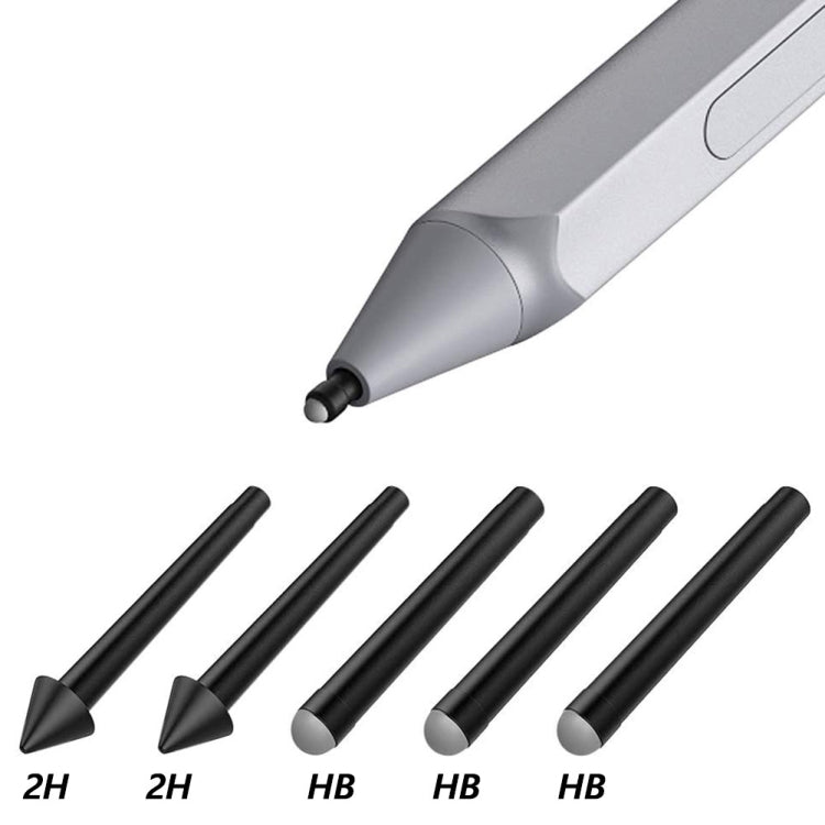 For Microsoft  Surface Pro 4/5/6/7/Book /Pro X 2pcs 2H+3pcs HB  Pen Nib Refill - Pencil Accessories by PMC TechLife | Online Shopping South Africa | PMC TechLife