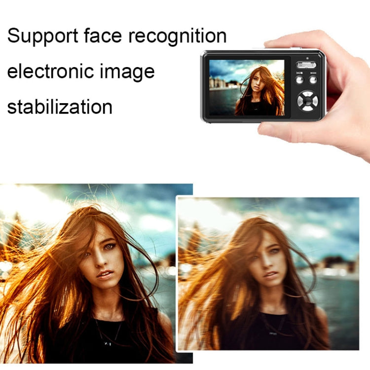 2.4 Inch IPS Screen 40 Million Pixel Digital Camera 16X Digital Zoom Video Macro Portable Camera(Black Standard) - free shipping - PMC TechLife - Order now!