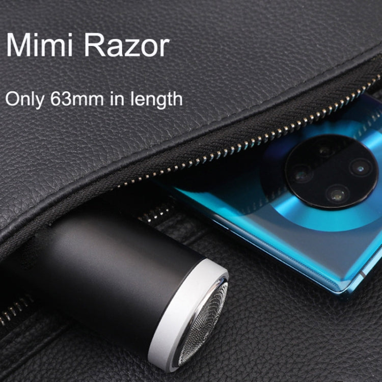 Motorized Men Mini Travel Portable Beard Razor Washable(Green) - Shavers & Accessories by PMC TechLife | Online Shopping South Africa | PMC TechLife | Buy Now Pay Later Mobicred