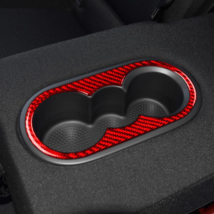 For Volkswagen Sagitar 2019-2023 Left-hand Drive Rear Drain Cup Panel Sticker(Black) - Car Interior Mouldings by PMc TechLife | Online Shopping South Africa | PMc TechLife | Buy Now Pay Later Mobicred