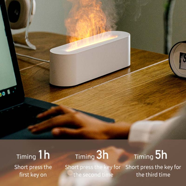 DQ709 Flame Aromatherapy Diffuser Quiet USB Air Humidifier(Black) - Air Purifiers & Accessories by PMC TechLife | Online Shopping South Africa | PMC TechLife