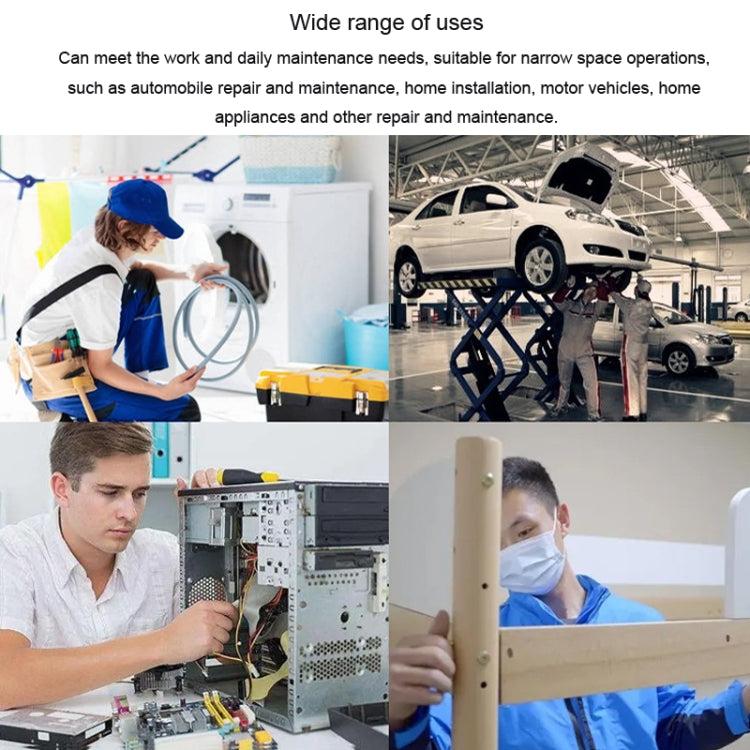 HSD HS-105 Portable Short Handle Phillips And Straight 2 In 1 Screwdriver With Magnetism - free shipping - PMc TechLife - Order now!