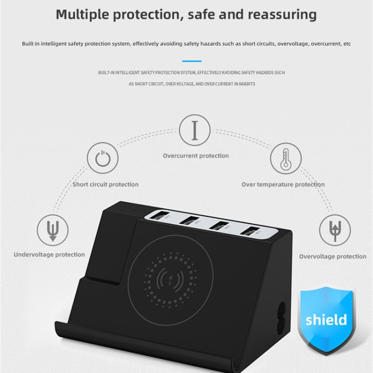 PD 20W +QC 3.0 Wireless Charging+6 Ports Multi-function Charger(US Plug) - free shipping - PMC Jewellery - Order now!