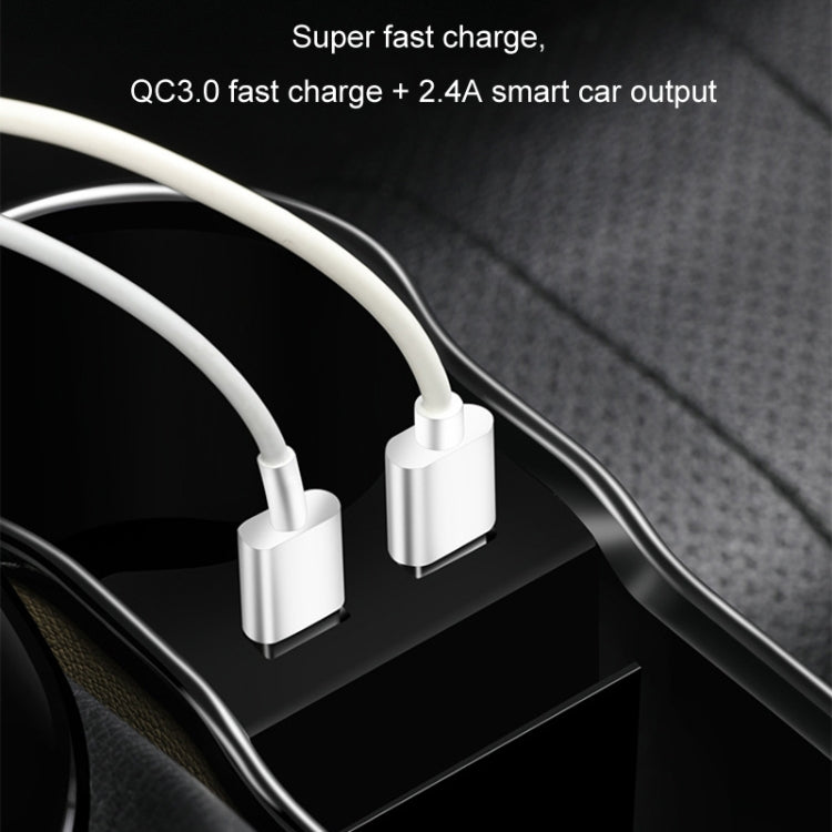 Car Seat Gap Storage Box Multifunctional Mobile Phone USB Charger, Color: Standard Beige - Stowing Tidying by PMC TechLife | Online Shopping South Africa | PMC TechLife | Buy Now Pay Later Mobicred