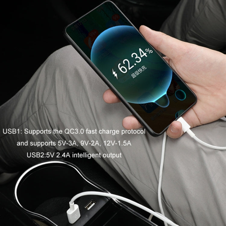 Car Seat Gap Storage Box Multifunctional Mobile Phone USB Charger, Color: Standard Brown - Stowing Tidying by PMC TechLife | Online Shopping South Africa | PMC TechLife | Buy Now Pay Later Mobicred