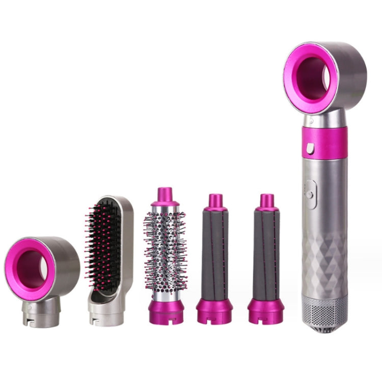 5 In 1 Hot Air Comb Automatic Curling Iron Curling & Straightening Hair Styling Comb Hair Dryer, Power: EU Plug - free shipping - PMC TechLife - Order now!