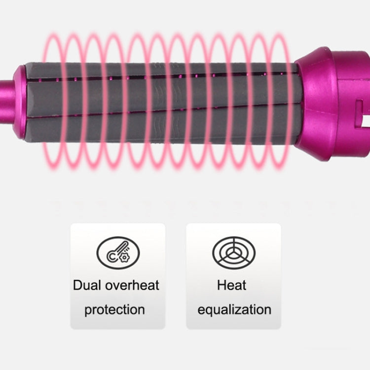 5 In 1 Hot Air Comb Automatic Curling Iron Curling & Straightening Hair Styling Comb Hair Dryer, Power: EU Plug - free shipping - PMC TechLife - Order now!