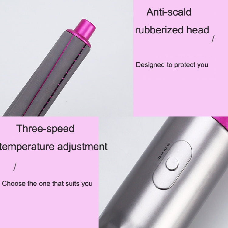 5 In 1 Hot Air Comb Automatic Curling Iron Curling & Straightening Hair Styling Comb Hair Dryer, Power: EU Plug - free shipping - PMC TechLife - Order now!