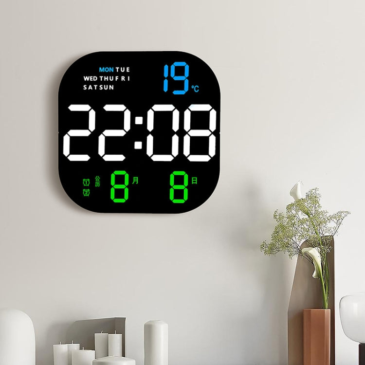 6633 LED Screen Digital Display Timing Desktop Alarm Clock Living Room Hanging Clock(Orange Light) - Wall Clock by PMc TechLife | Online Shopping South Africa | PMc TechLife | Buy Now Pay Later Mobicred