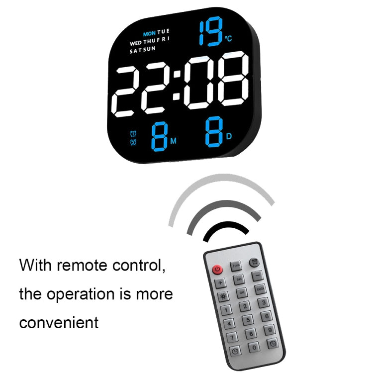 6633 LED Screen Digital Display Timing Desktop Alarm Clock Living Room Hanging Clock(Orange Light) - Wall Clock by PMc TechLife | Online Shopping South Africa | PMc TechLife | Buy Now Pay Later Mobicred