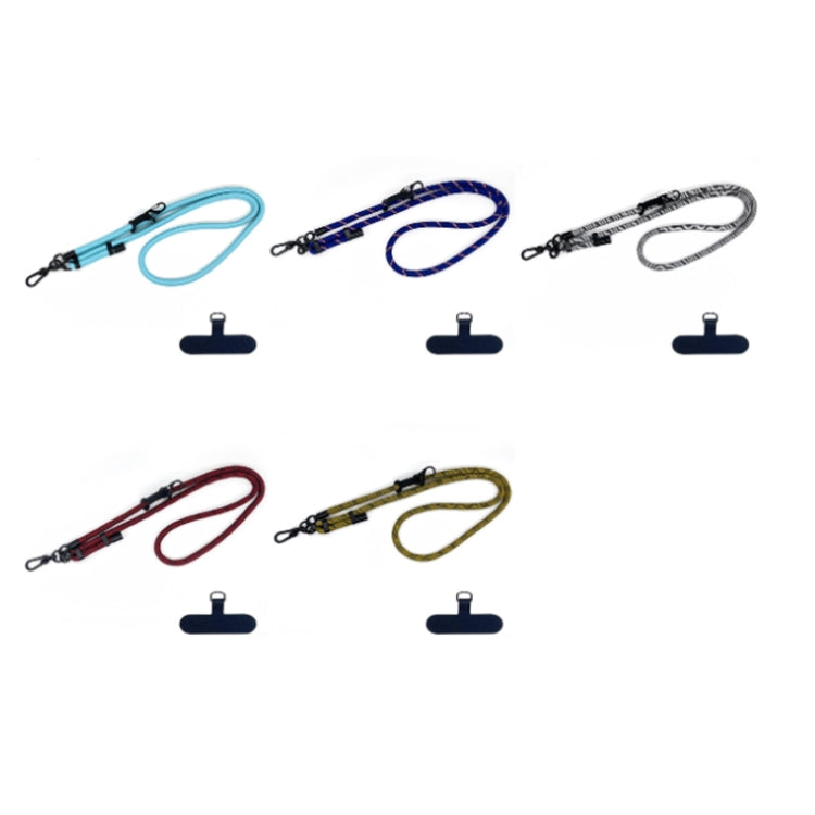 10mm Thick Rope Mobile Phone Anti-Lost Adjustable Lanyard Spacer(Blue White) - Lanyards & Wrist Straps by PMc TechLife | Online Shopping South Africa | PMc TechLife | Buy Now Pay Later Mobicred