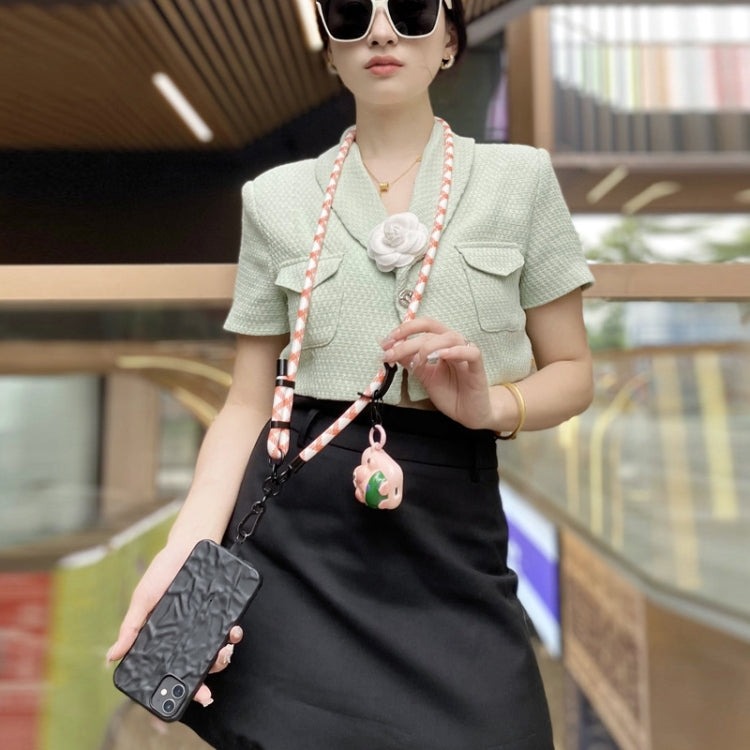 10mm Thick Rope Mobile Phone Anti-Lost Adjustable Lanyard Spacer(Pink Gold) - Lanyards & Wrist Straps by PMc TechLife | Online Shopping South Africa | PMc TechLife | Buy Now Pay Later Mobicred