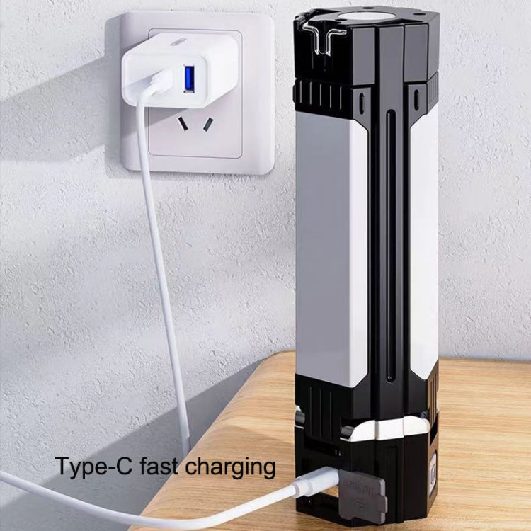 Outdoor Camping Light Folding Lighting Hangable Work Lights Multi-Function Emergency Lights 3000mAh - Camping Lighting by PMc TechLife | Online Shopping South Africa | PMc TechLife | Buy Now Pay Later Mobicred