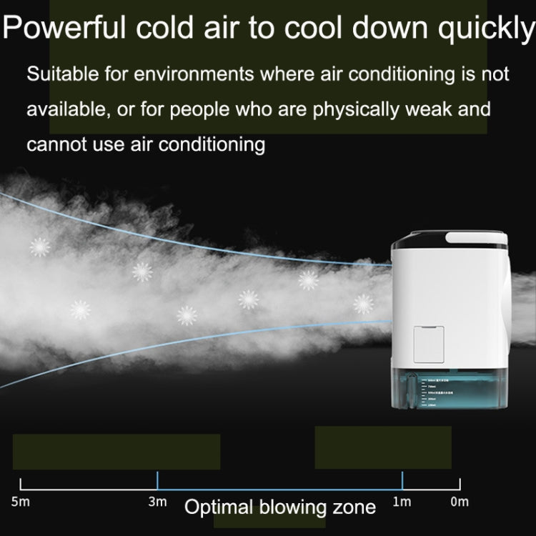 Desktop Mini Cold Air Fan Home Humidifier Dual Spray Air Conditioning Fan Without Plug - free shipping - PMC Jewellery - Order now!