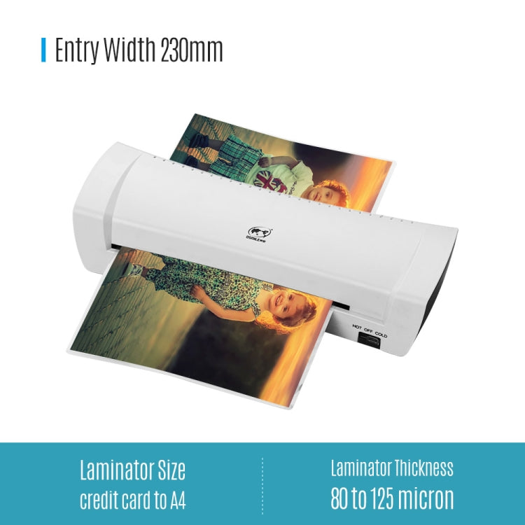 Osmile SL200 A4 Photo Cold and Hot Laminating Machine 340mm/min Speed AU Plug - Photo Film Covering Machine by Osmile | Online Shopping South Africa | PMC TechLife | Buy Now Pay Later Mobicred