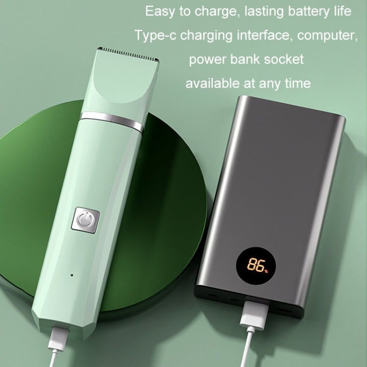 Pet Shaver Cat Dog Paw Hair Clipper Electric Fader, Color: 2 in 1 Green - Pet Care by PMC TechLife | Online Shopping South Africa | PMC TechLife