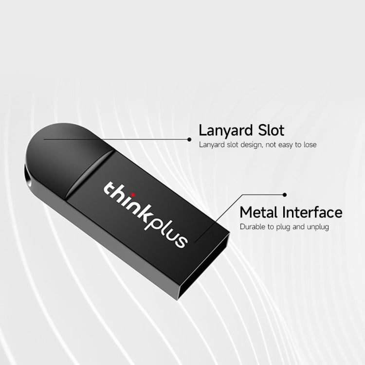 Lenovo ThinkPlus MU222 2.0 Business Office U Disk, Capacity: 64GB(Black) - USB Flash Drives by Lenovo | Online Shopping South Africa | PMC TechLife | Buy Now Pay Later Mobicred