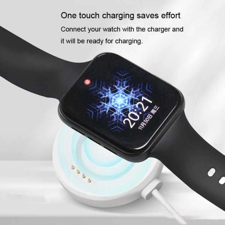 For OPPO Watch 3 Pro Watch USB Port Magnetic Charger Charging Cable(White) -  by PMC TechLife | Online Shopping South Africa | PMC TechLife | Buy Now Pay Later Mobicred