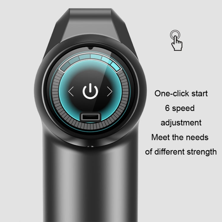 Konka 6 Speed Intelligent Fascia Gauge Muscle Relaxation Massager With 4 Massage Heads(Upgraded Model Green) - free shipping - PMC TechLife - Order now!